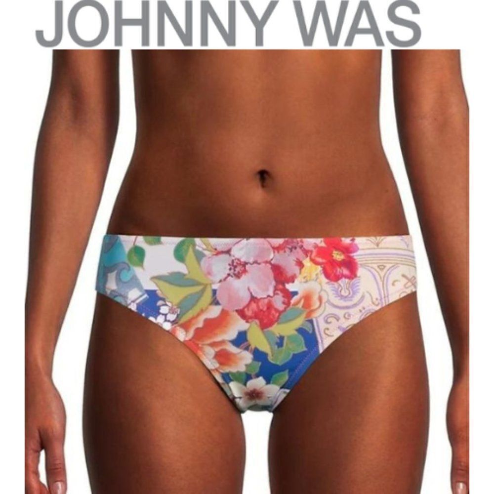 JohnnywWas Boho Floral Hipster Bottoms sz Xl
